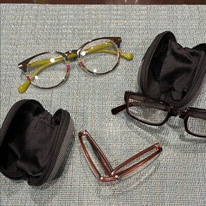 Stylish Eyeglasses Set with Cases